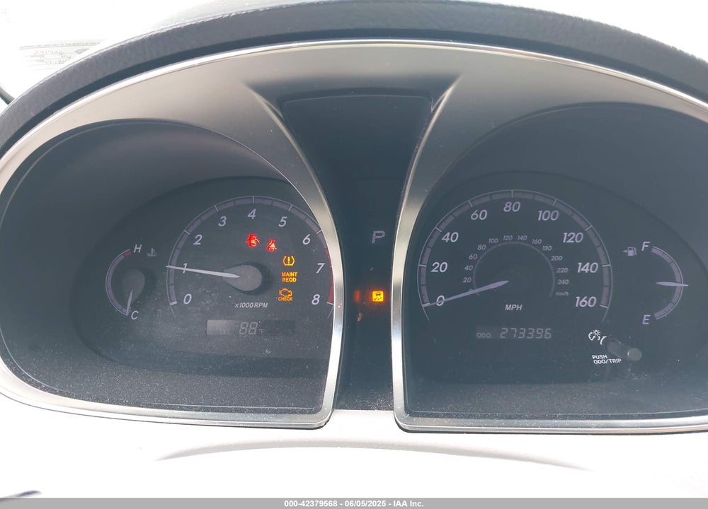 2011 TOYOTA AVALON VIN: 4T1BK3DB0BU371375
