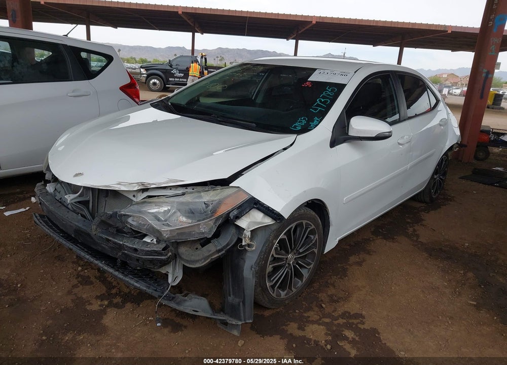 2015 TOYOTA COROLLA S PLUS VIN: 5YFBURHE3FP289648
