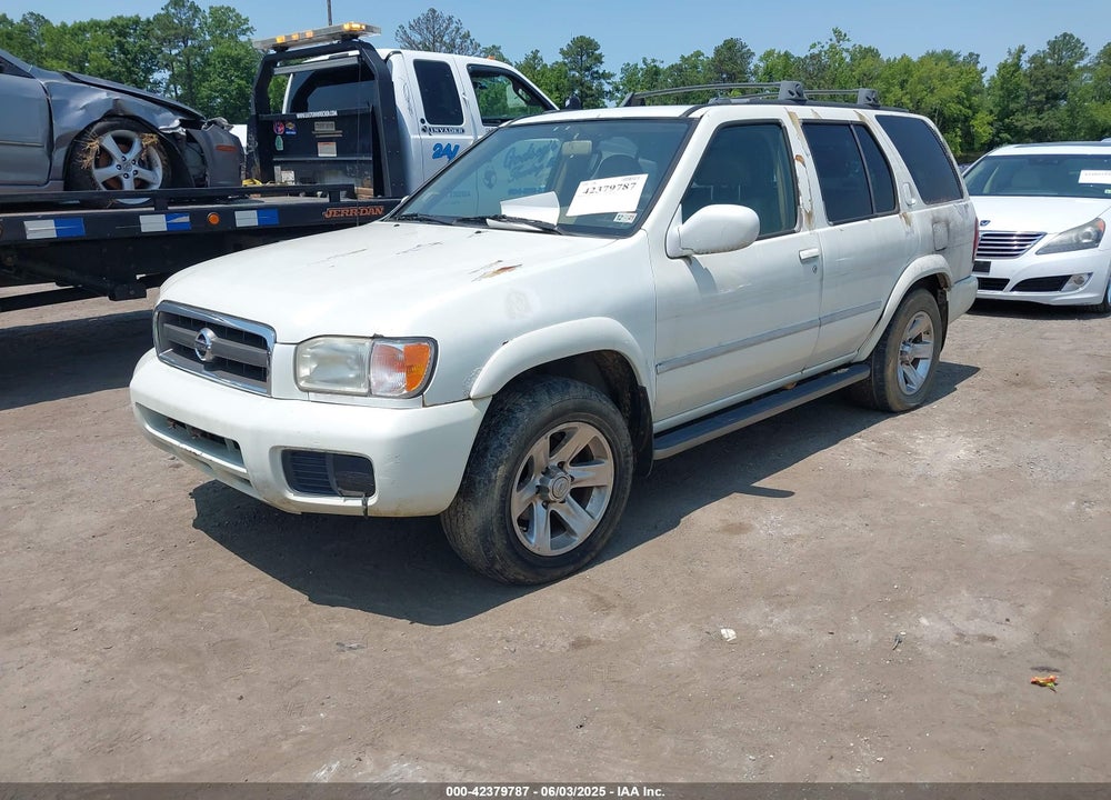 2004 NISSAN PATHFINDER LE PLATINUM VIN: JN8DR09Y24W916394