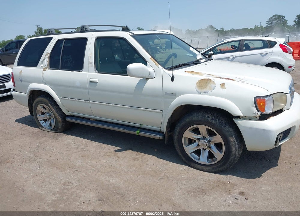 2004 NISSAN PATHFINDER LE PLATINUM VIN: JN8DR09Y24W916394