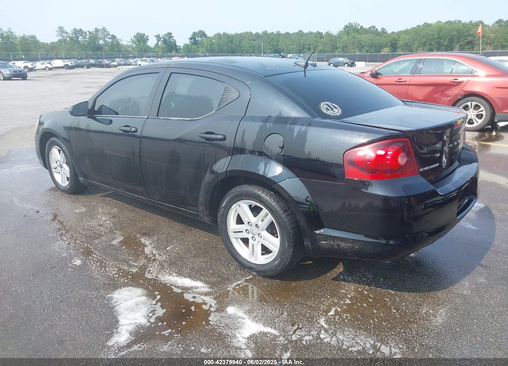 2013 DODGE AVENGER SXT VIN: 1C3CDZCG1DN526424