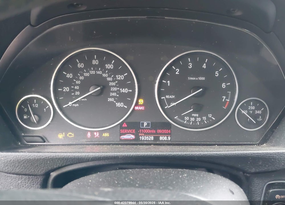 2012 BMW 328 VIN: WBA3A5C50CF349365