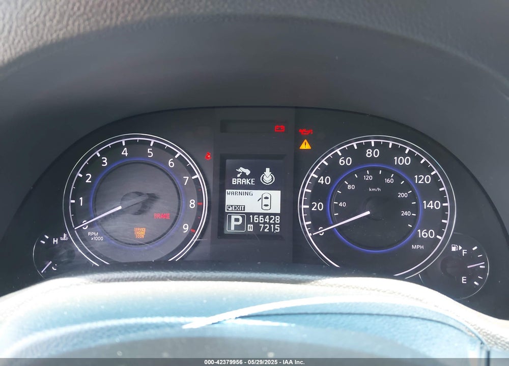 2011 INFINITI G37 JOURNEY VIN: JN1CV6AP9BM505837