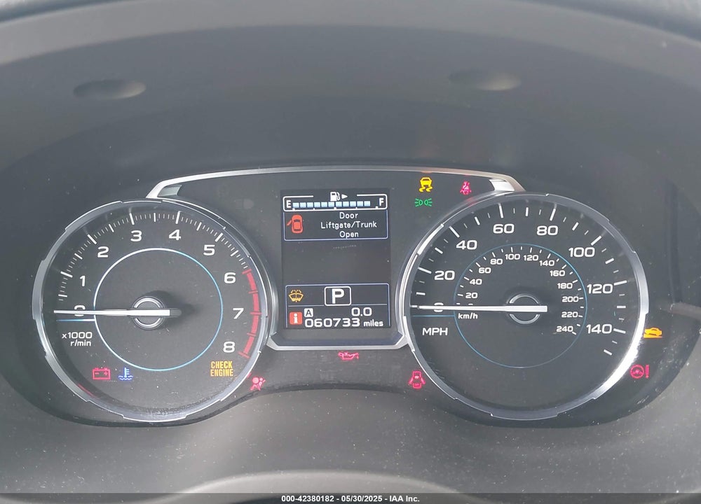 2017 SUBARU FORESTER VIN: JF2SJALC7HH521507