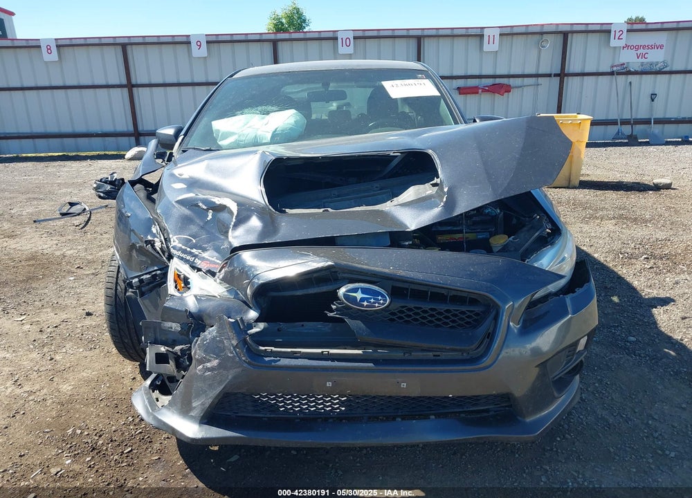 2016 SUBARU WRX VIN: JF1VA1B60G9804286
