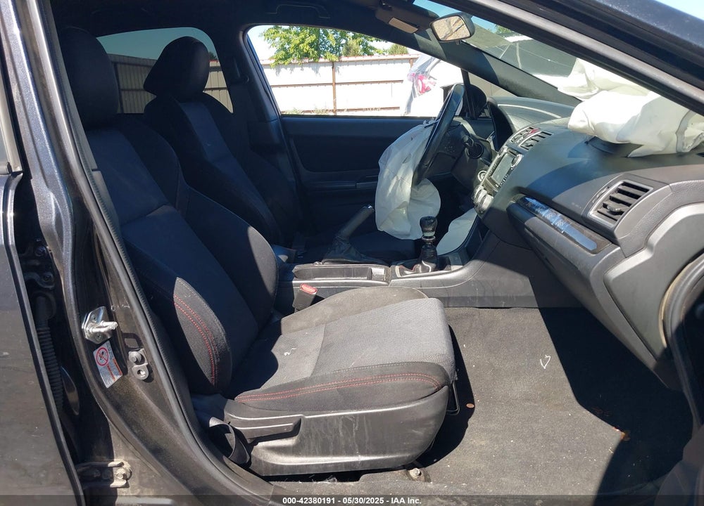 2016 SUBARU WRX VIN: JF1VA1B60G9804286