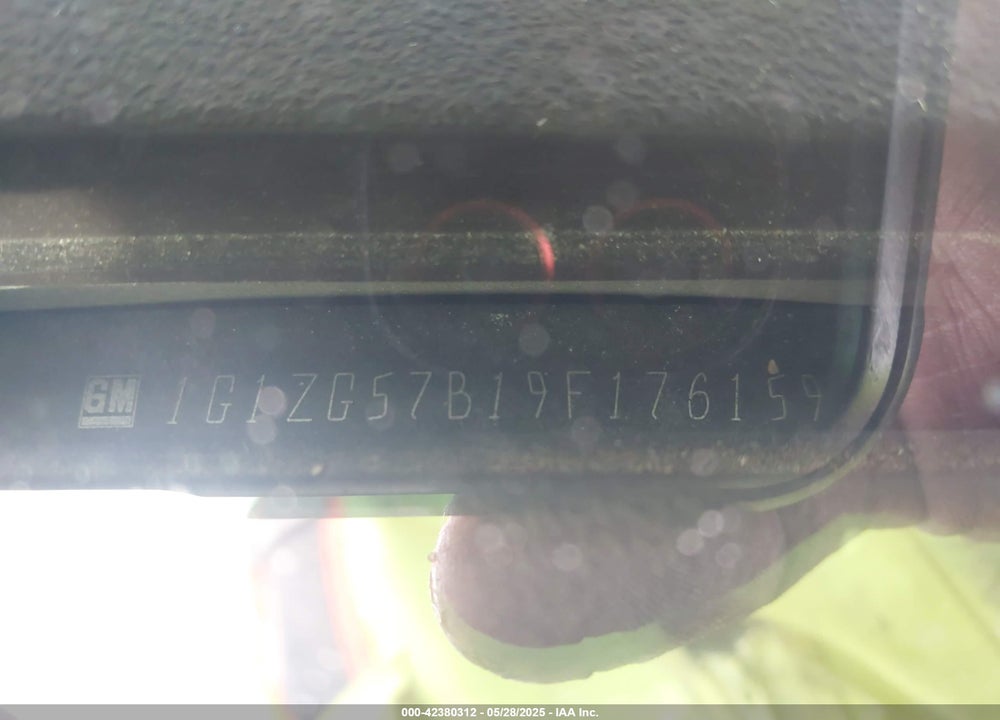 2009 CHEVROLET MALIBU VIN: 1G1ZG57B19F176159