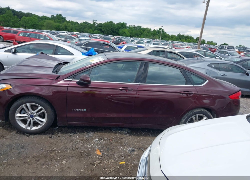 2018 FORD FUSION HYBRID SE VIN: 3FA6P0LU9JR153083