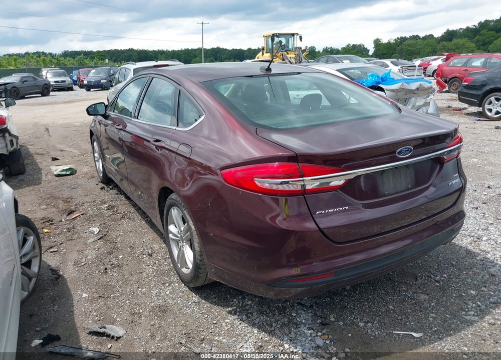 2018 FORD FUSION HYBRID SE VIN: 3FA6P0LU9JR153083