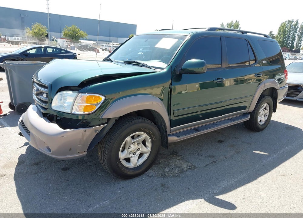 2002 TOYOTA SEQUOIA SR5 V8 VIN: 5TDBT44A32S078556