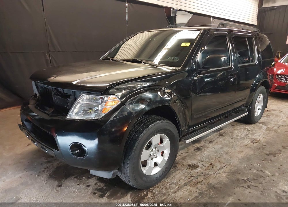 2008 NISSAN PATHFINDER S VIN: 5N1AR18B88C662775