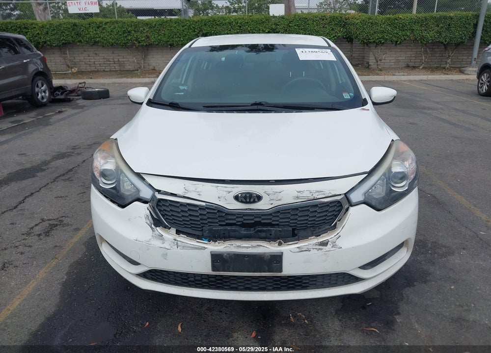 2016 KIA FORTE LX VIN: KNAFK4A64G5581494
