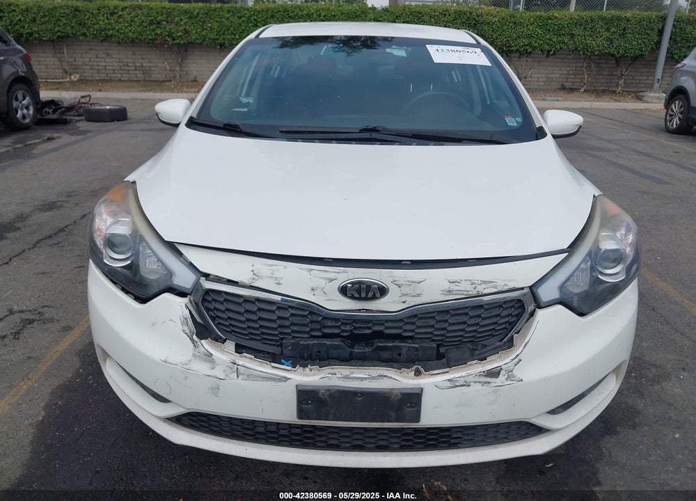 2016 KIA FORTE LX VIN: KNAFK4A64G5581494