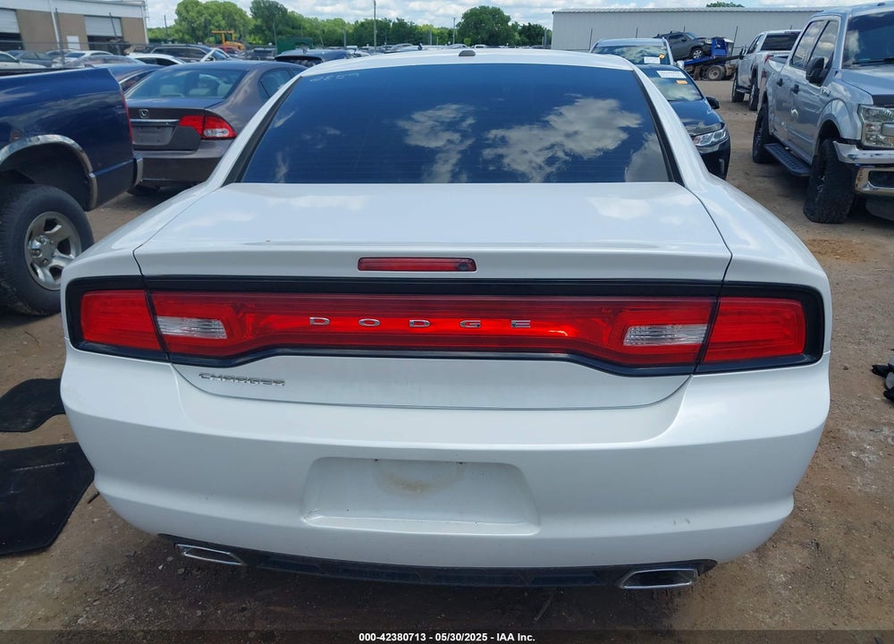 2013 DODGE CHARGER SE VIN: 2C3CDXBG8DH612859