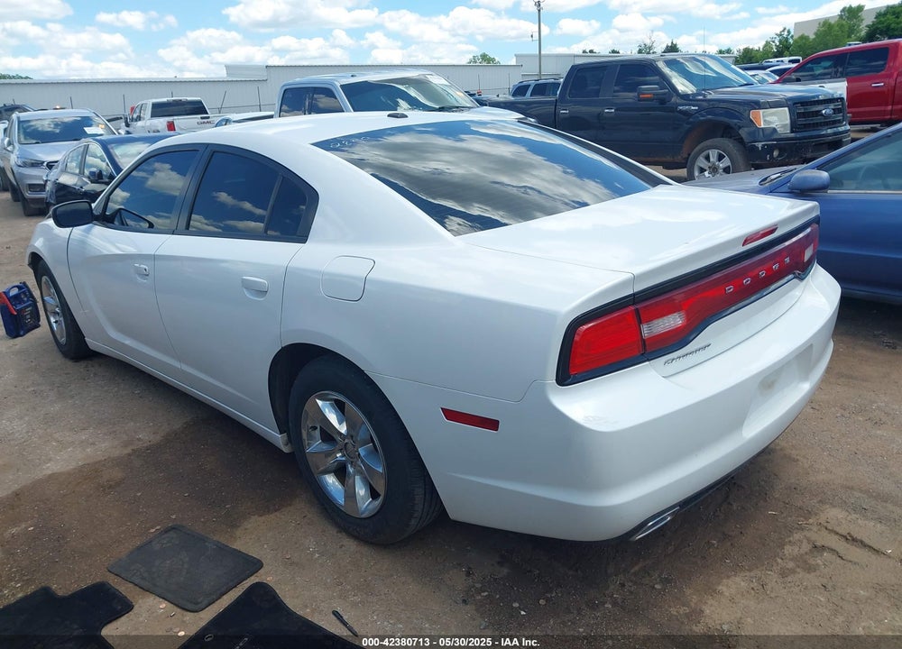 2013 DODGE CHARGER SE VIN: 2C3CDXBG8DH612859