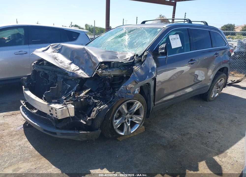2015 TOYOTA HIGHLANDER LIMITED V6 VIN: 5TDDKRFH2FS139999