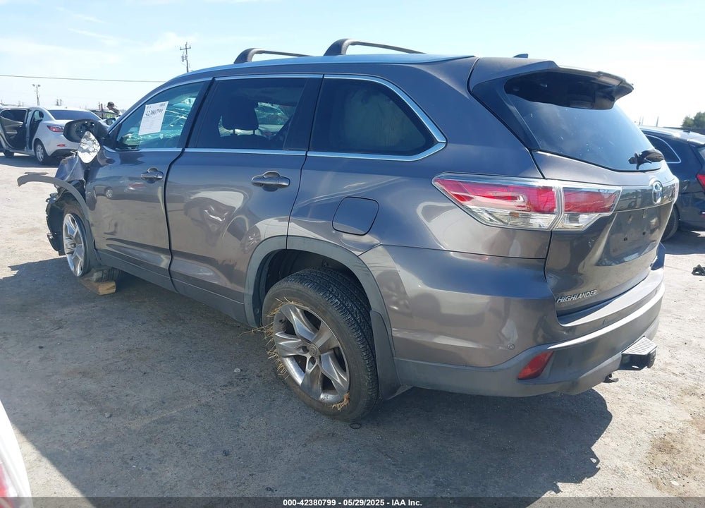 2015 TOYOTA HIGHLANDER LIMITED V6 VIN: 5TDDKRFH2FS139999