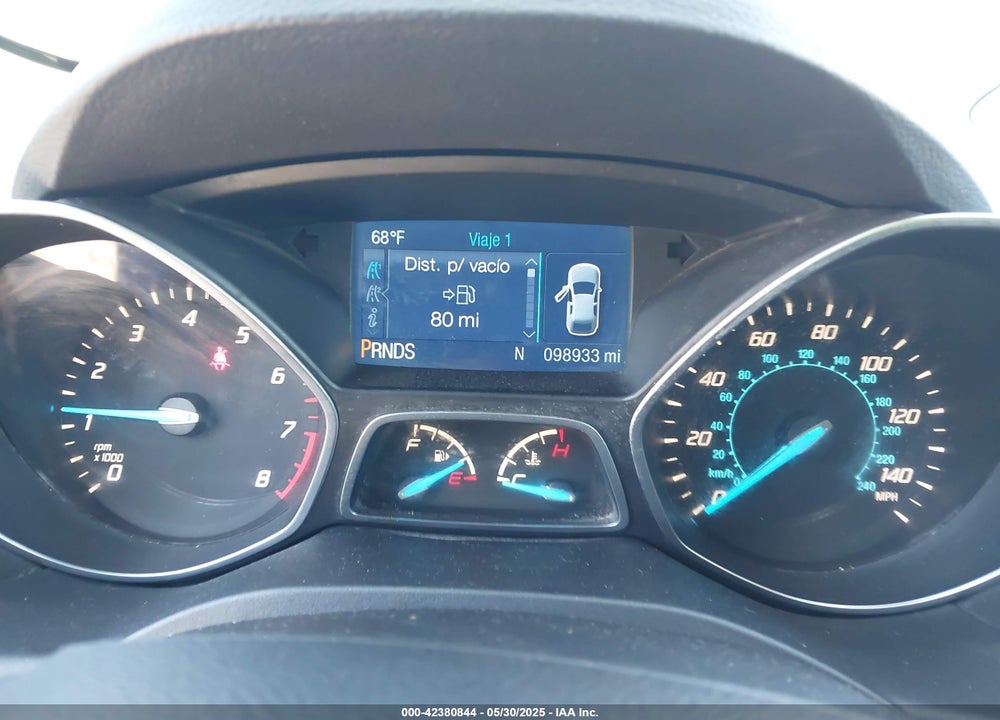 2014 FORD ESCAPE VIN: 1FMCU0GX1EUE08345