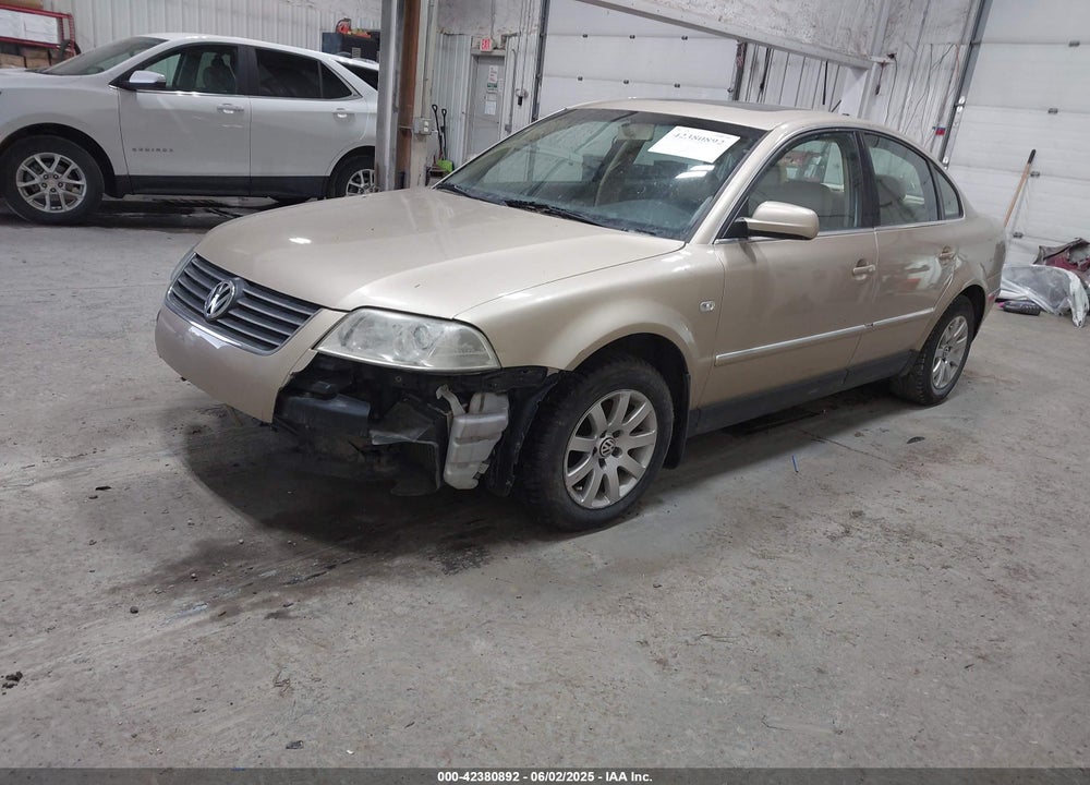 2002 VOLKSWAGEN PASSAT GLS VIN: WVWPD63B32P116239