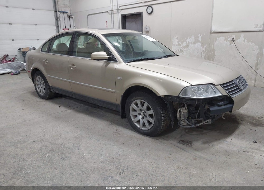 2002 VOLKSWAGEN PASSAT GLS VIN: WVWPD63B32P116239