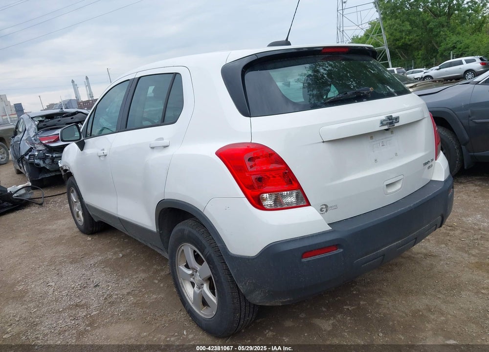 2016 CHEVROLET TRAX VIN: 3GNCJNSB3GL129036