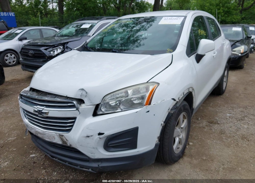2016 CHEVROLET TRAX VIN: 3GNCJNSB3GL129036