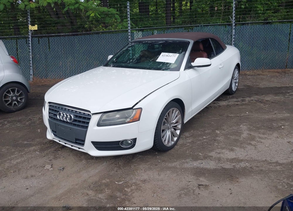 2011 AUDI A5 VIN: WAULFAFH2BN020509
