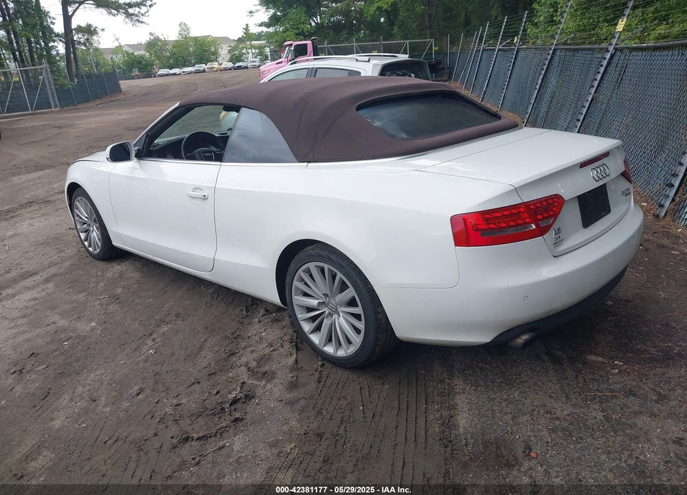 2011 AUDI A5 VIN: WAULFAFH2BN020509