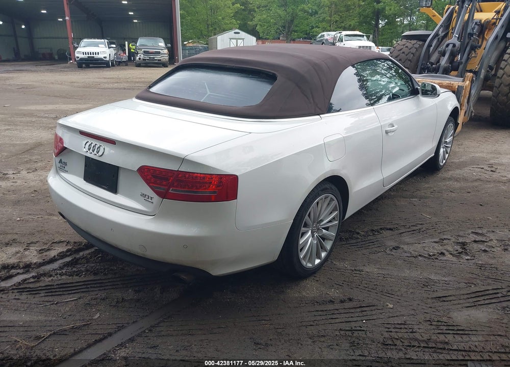 2011 AUDI A5 VIN: WAULFAFH2BN020509