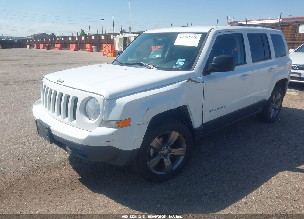 2016 JEEP PATRIOT VIN: 1C4NJPBA1GD706527