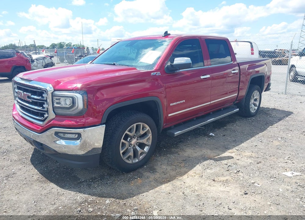 2018 GMC SIERRA 1500 SLT VIN: 3GTU2NEC0JG437585
