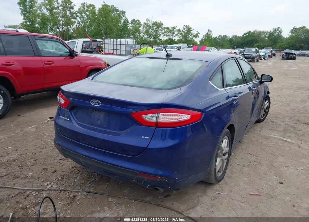2016 FORD FUSION VIN: 3FA6P0H78GR358504