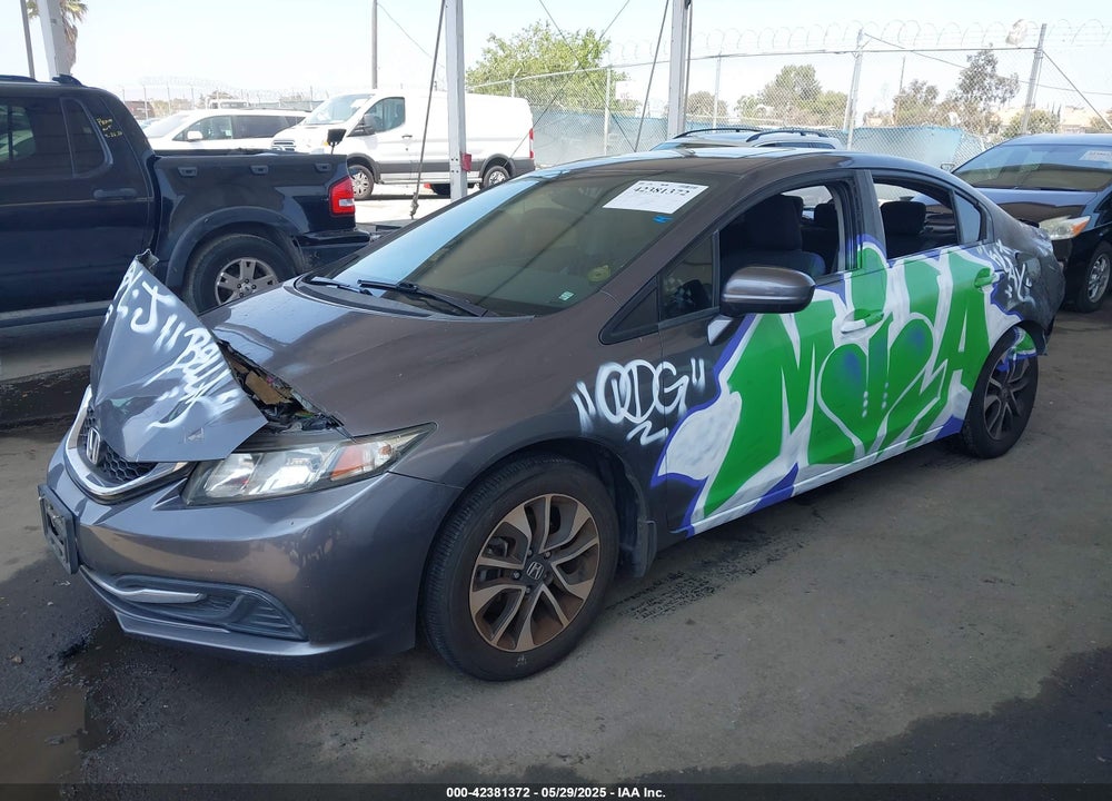 2015 HONDA CIVIC VIN: 19XFB2F8XFE251718
