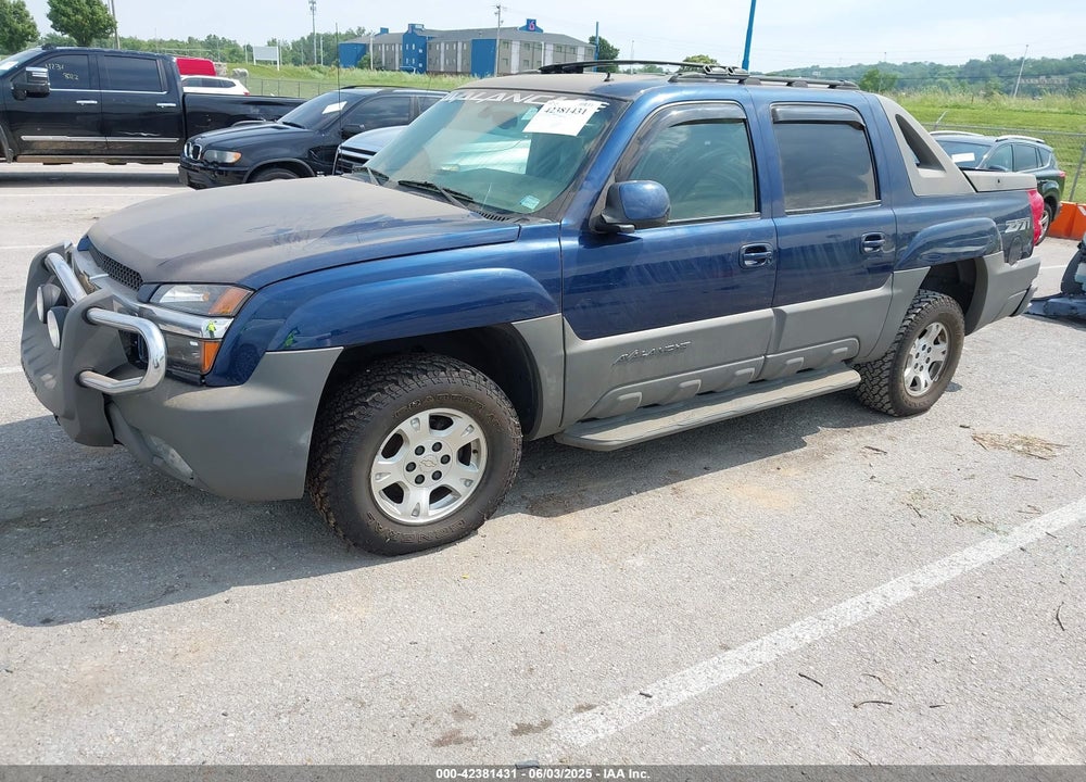 2002 CHEVROLET AVALANCHE K1500 VIN: 3GNEK13T82G193211