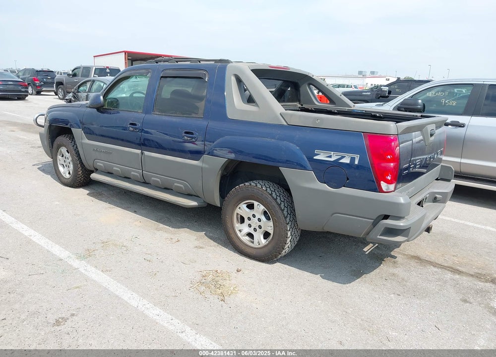 2002 CHEVROLET AVALANCHE K1500 VIN: 3GNEK13T82G193211