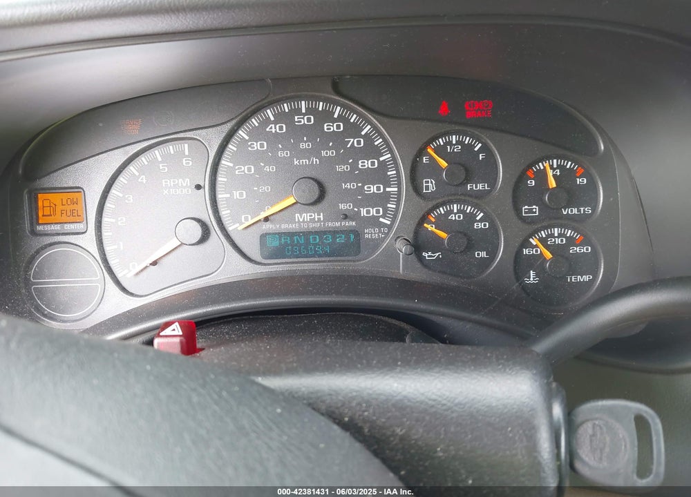 2002 CHEVROLET AVALANCHE K1500 VIN: 3GNEK13T82G193211
