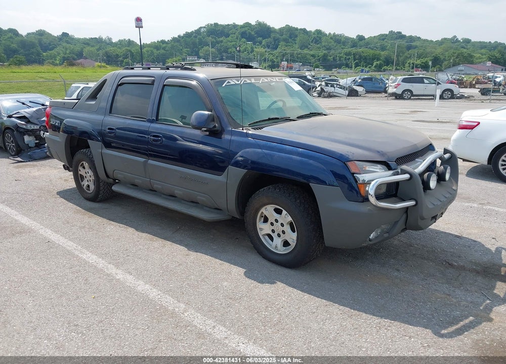 2002 CHEVROLET AVALANCHE K1500 VIN: 3GNEK13T82G193211