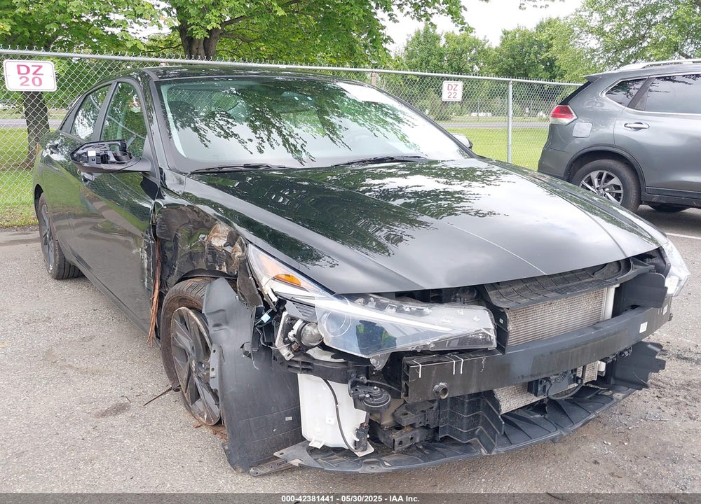 2023 HYUNDAI ELANTRA HYBRID BLUE VIN: KMHLM4AJ9PU033819
