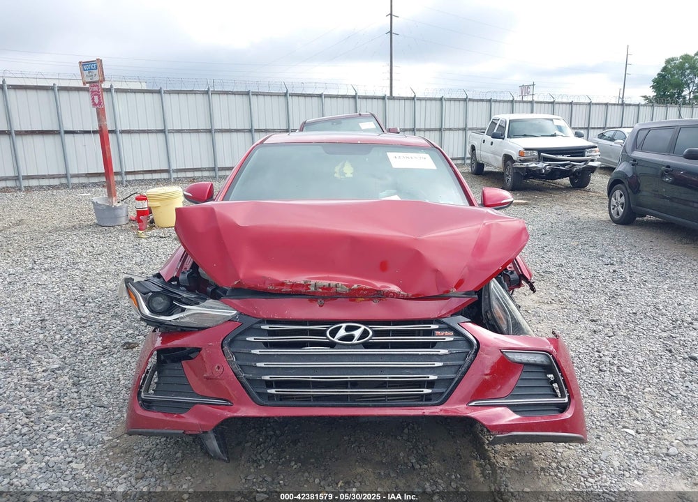 2017 HYUNDAI ELANTRA VIN: KMHD04LB6HU315214