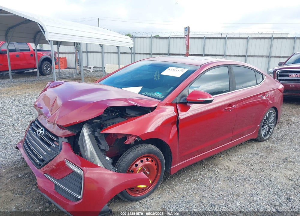 2017 HYUNDAI ELANTRA VIN: KMHD04LB6HU315214