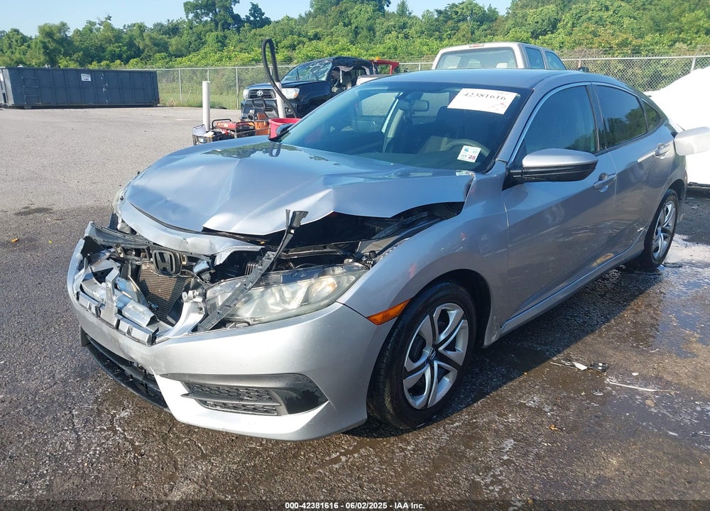 2016 HONDA CIVIC VIN: 19XFC2F5XGE071689