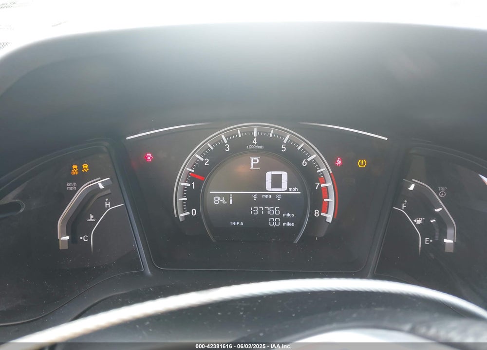 2016 HONDA CIVIC VIN: 19XFC2F5XGE071689