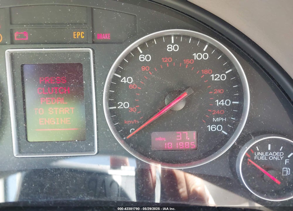 2002 AUDI A4 1.8T VIN: WAULC58E32A129166
