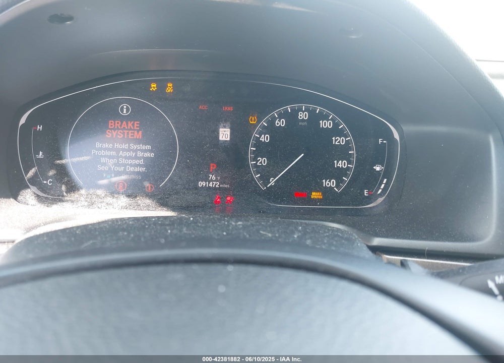 2019 HONDA ACCORD VIN: 1HGCV1F1XKA074481