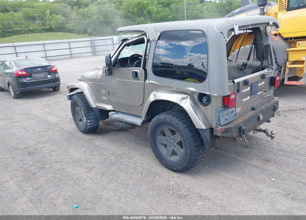 2004 JEEP WRANGLER SAHARA VIN: 1J4FA59S54P740417