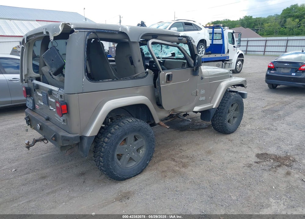 2004 JEEP WRANGLER SAHARA VIN: 1J4FA59S54P740417