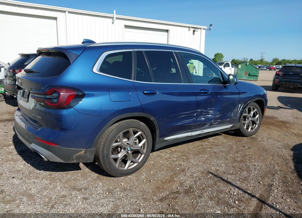 2022 BMW X3 XDRIVE30I VIN: 5UX53DP0XN9J53917