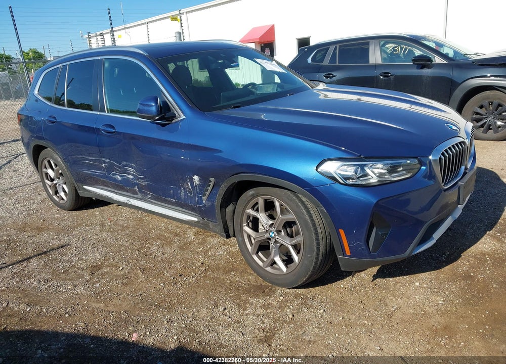 2022 BMW X3 XDRIVE30I VIN: 5UX53DP0XN9J53917