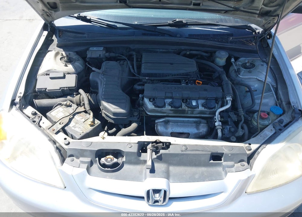 2001 HONDA CIVIC LX VIN: 1HGEM22551L019160