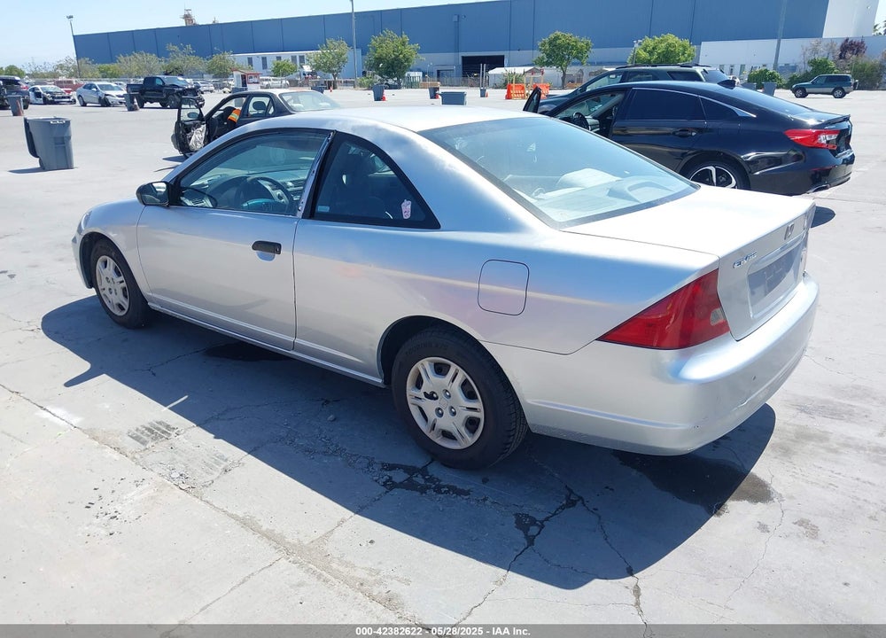 2001 HONDA CIVIC LX VIN: 1HGEM22551L019160